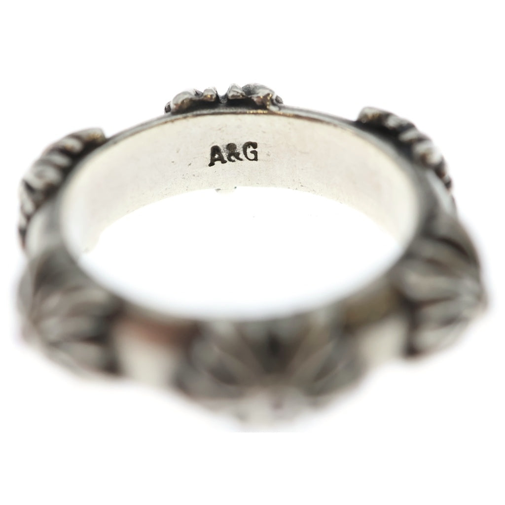 A&G(エーアンドジー) ルビー入り スターモチーフ リング