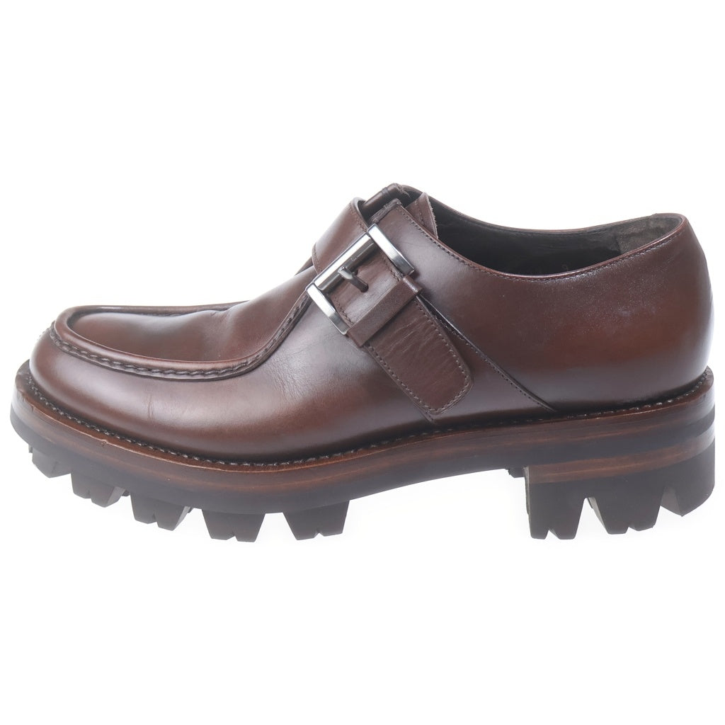 PRADA(プラダ) 13AW タンクソール ローカット レザー シューズ ブラウン
