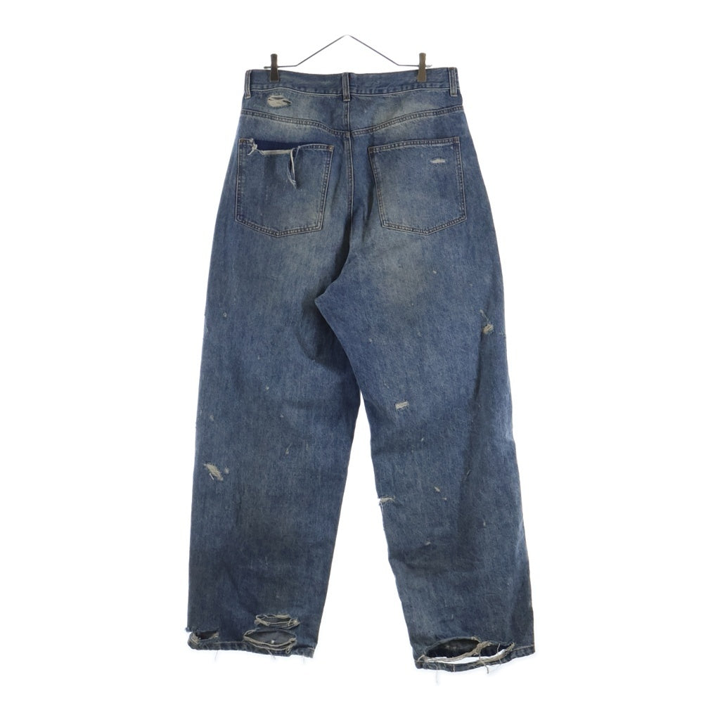 FR(13)NDS(フレンズ) 23AW HDKダメージ ワイド デニムパンツ インディゴ 23A-PTL071-RF
