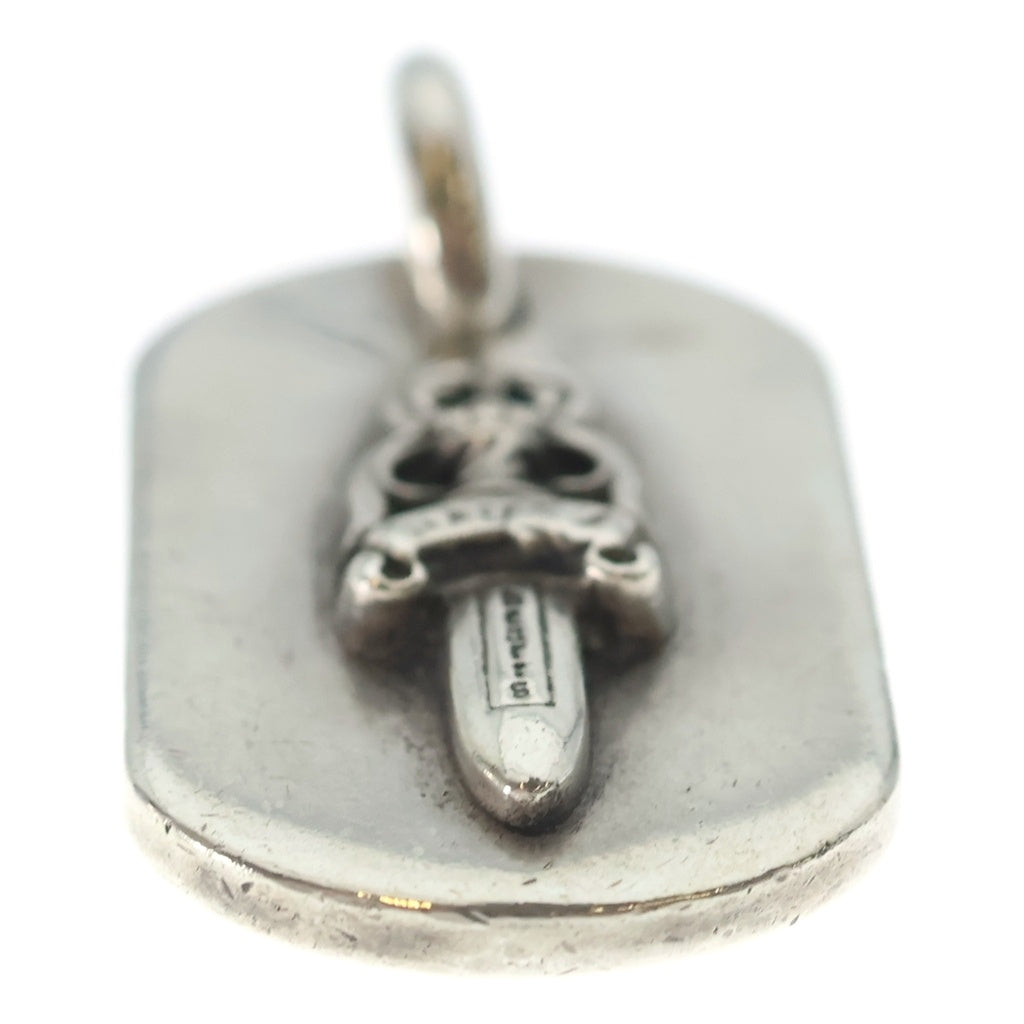 CHROME HEARTS(クロムハーツ) RAISED DAGGER DOGTAG レイズドダガー ドッグタグ ペンダントトップ シルバー
