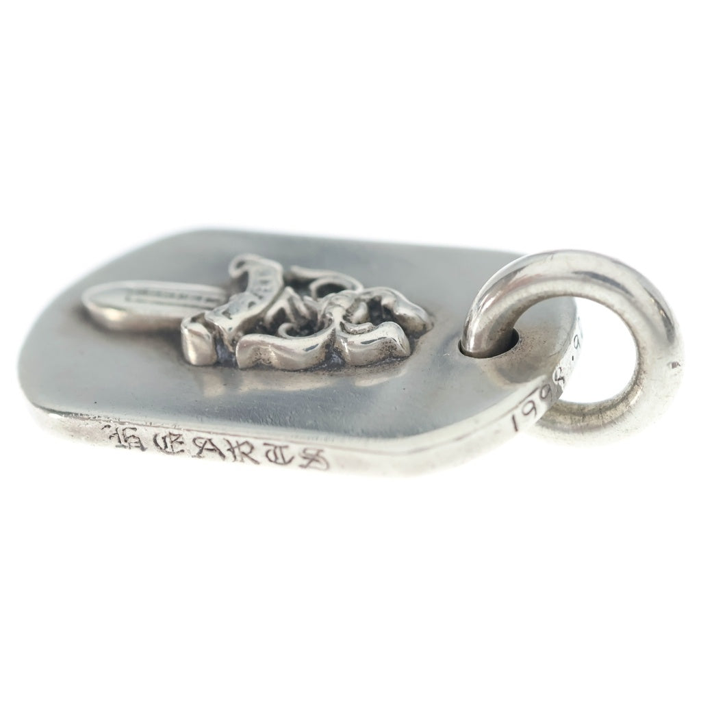 CHROME HEARTS(クロムハーツ) RAISED DAGGER DOGTAG レイズドダガー ドッグタグ ペンダントトップ シルバー
