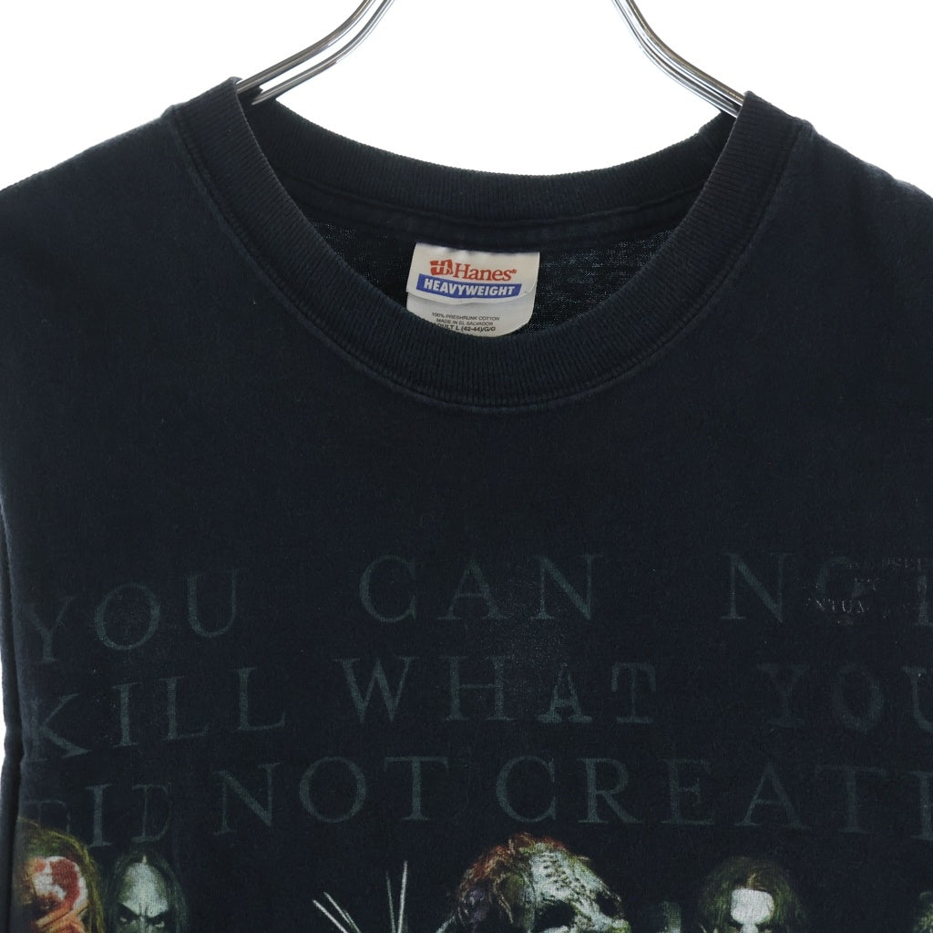 VINTAGE(ヴィンテージ) 00S VITAGE Slipknot スリップノット ノースリーブ プリント カットソー ブラック