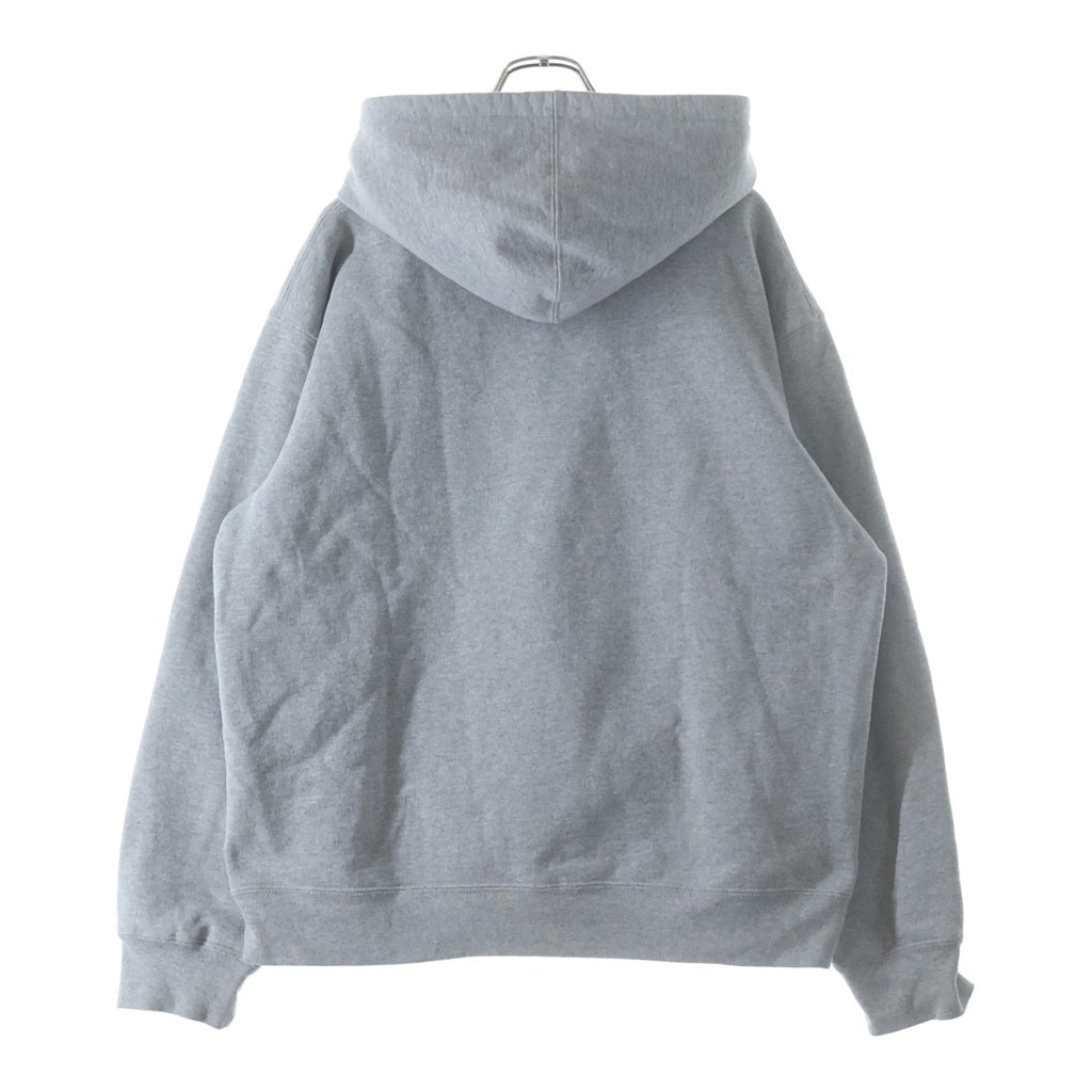 SUPREME(シュプリーム) 22SS×Burberry Box Logo Hooded Sweatshirt バーバリー ボックスロゴフーデッドスウェットプルオーバーパーカー グレー