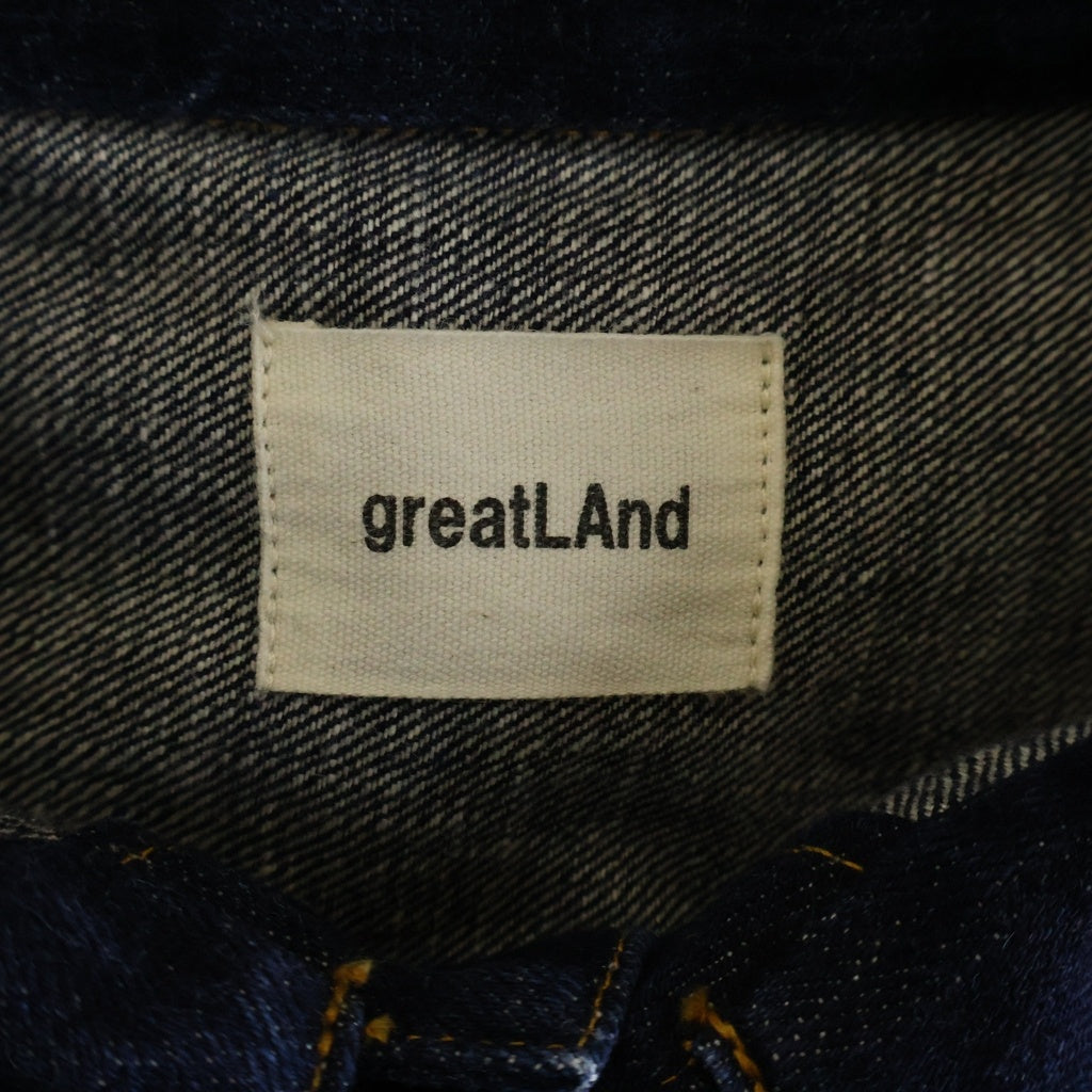 greatLand(グレイトランド) グレートランド 2nd デニム ジャケット インディゴ