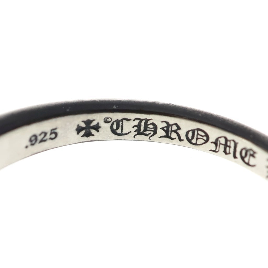 CHROME HEARTS(クロムハーツ) BABY CLSC P D ベイビークラシックフローラルクロス PAVEダイヤ シルバーリング