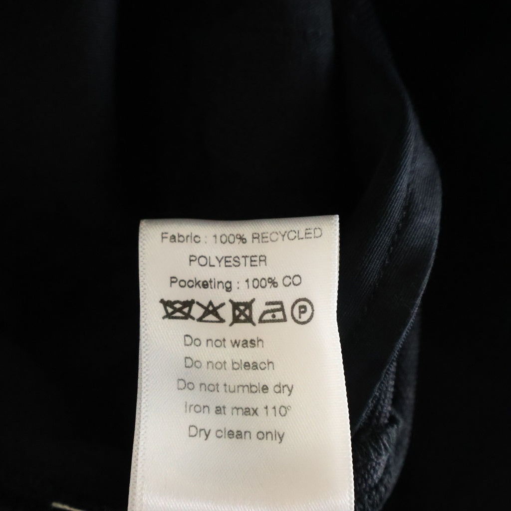 RAF SIMONS(ラフシモンズ) 22SS Skirt with single pleat Resilencer リサイレンサー プリント プリーツスカート ブラック 221-M412B レディース