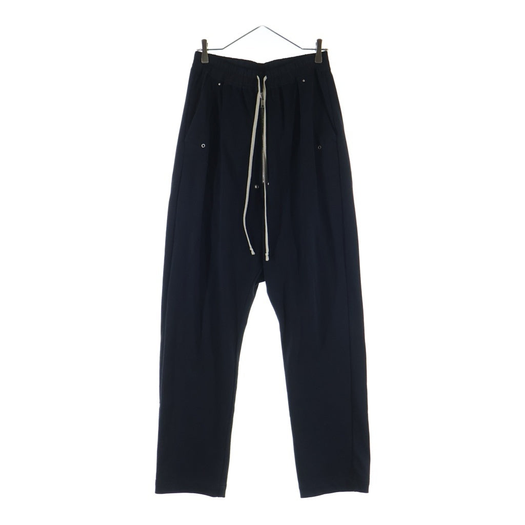 Rick Owens(リックオウエンス) 21AW BELA DRAWSTRING LONG PANTS ベラ ドローストリングロングパンツ ブラック RU02A5361-BA