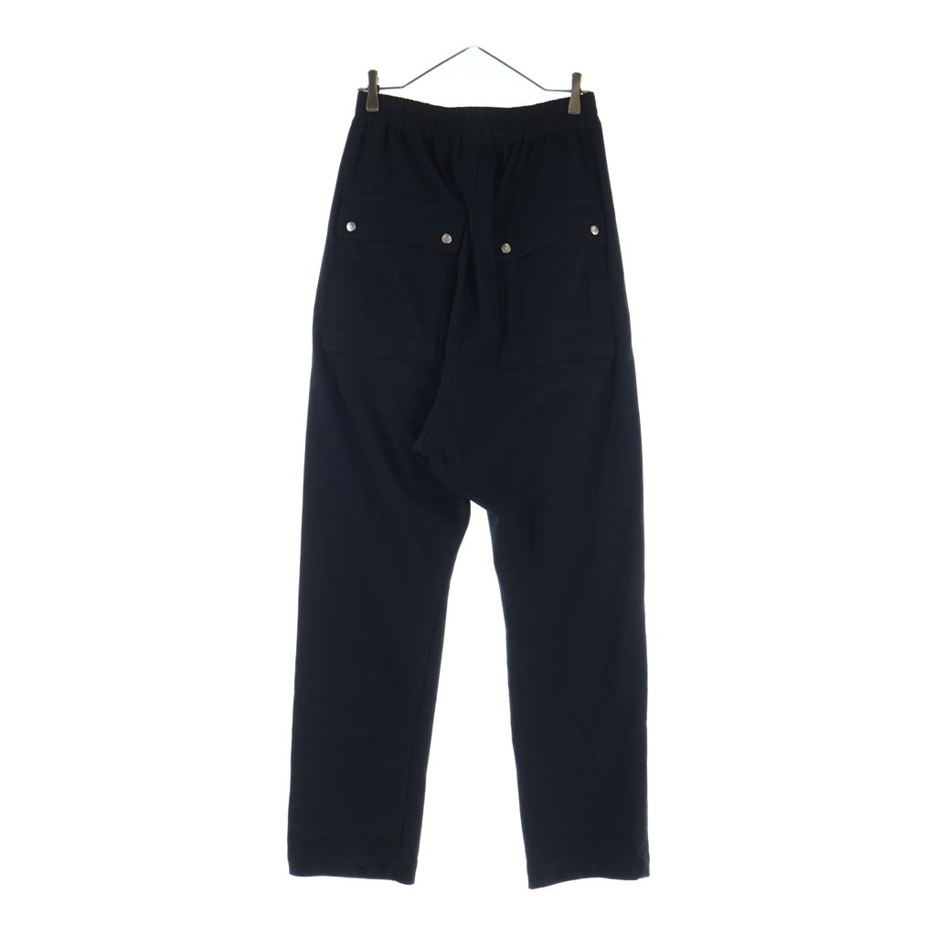 Rick Owens(リックオウエンス) 21AW BELA DRAWSTRING LONG PANTS ベラ ドローストリングロングパンツ ブラック RU02A5361-BA