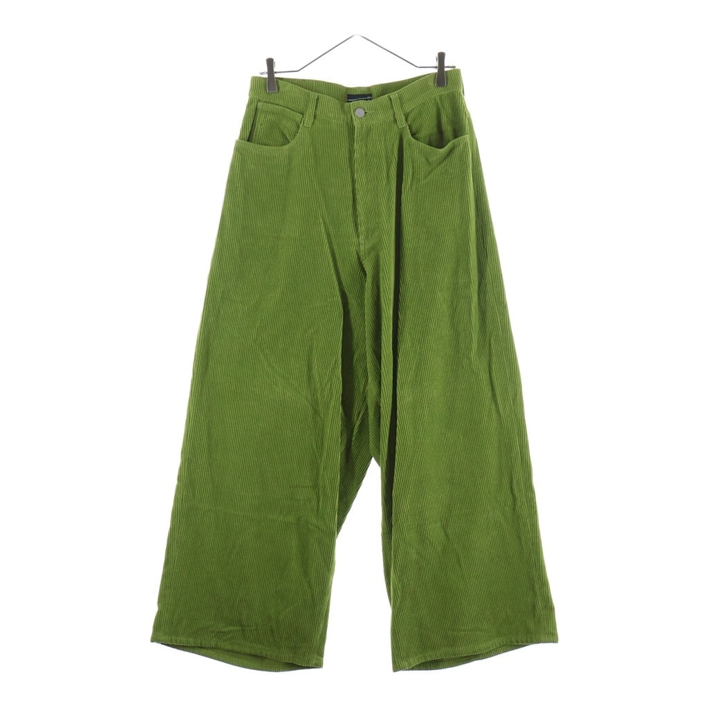 LAD MUSICIAN(ラッドミュージシャン) Corduroy Cotton Baggy Pants コーデュロイコットンバギーパンツ グリーン 2222-523