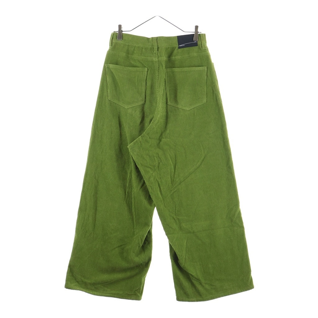 LAD MUSICIAN(ラッドミュージシャン) Corduroy Cotton Baggy Pants コーデュロイコットンバギーパンツ グリーン 2222-523