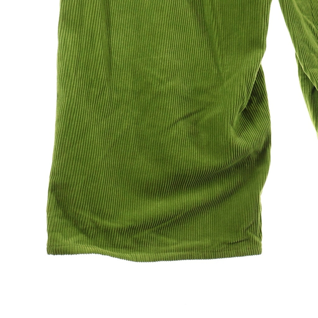 LAD MUSICIAN(ラッドミュージシャン) Corduroy Cotton Baggy Pants コーデュロイコットンバギーパンツ グリーン 2222-523