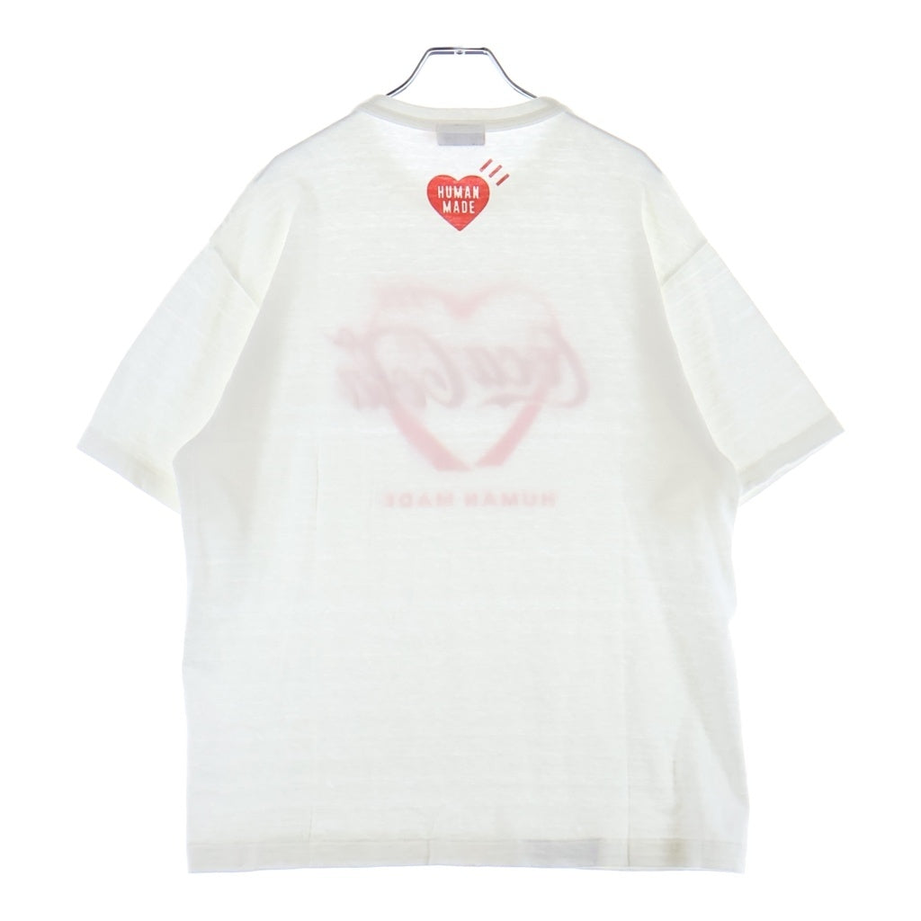 HUMAN MADE(ヒューマンメイド) Coca-Cola GRAPHIC T-SHIRT コカ コーラ ロゴ プリント 半袖カットソー Tシャツ ホワイト