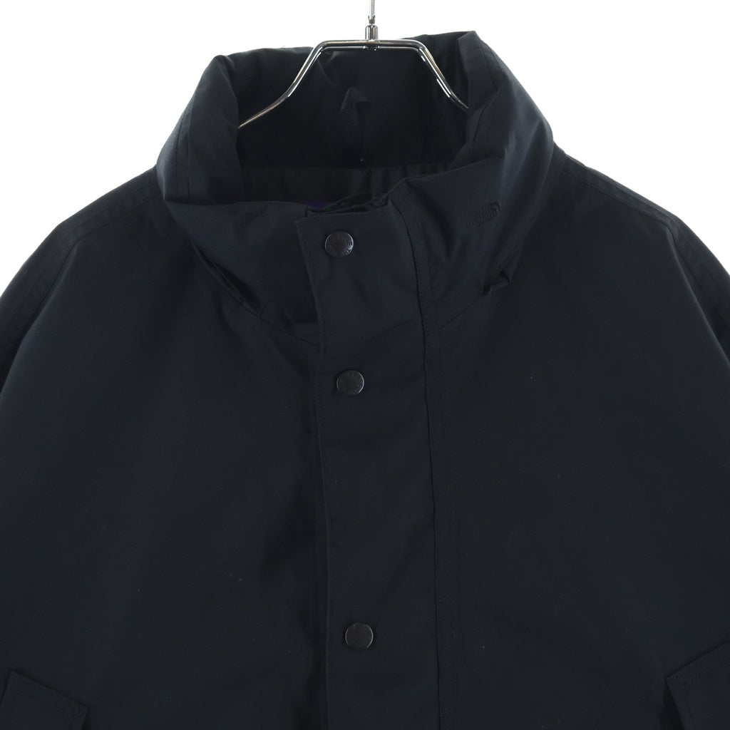 THE NORTH FACE PURPLE LABEL(ノースフェイスパープルレーベル) 65/35 HYVENT Stand Collar Coat ハイベント スタンドカラーコート ブラック NP2100N