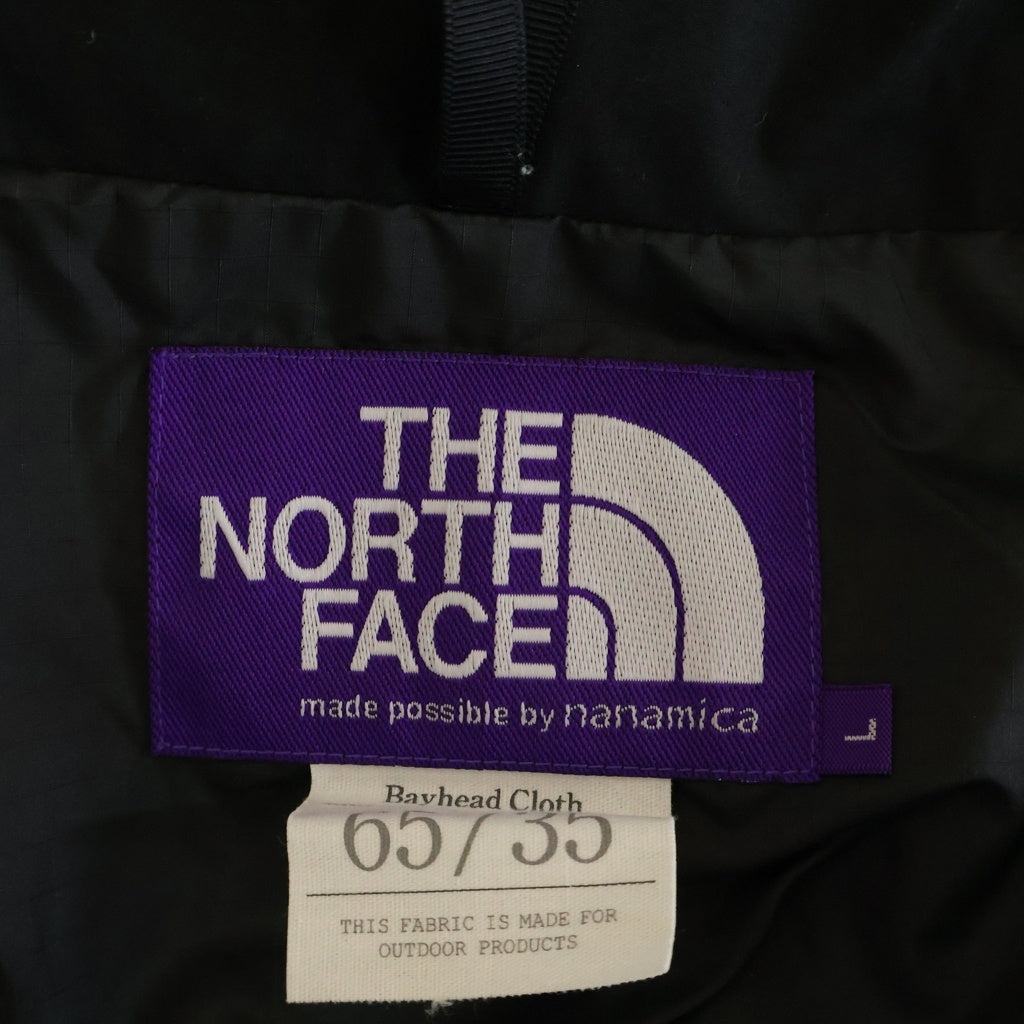THE NORTH FACE PURPLE LABEL(ノースフェイスパープルレーベル) 65/35 HYVENT Stand Collar Coat ハイベント スタンドカラーコート ブラック NP2100N