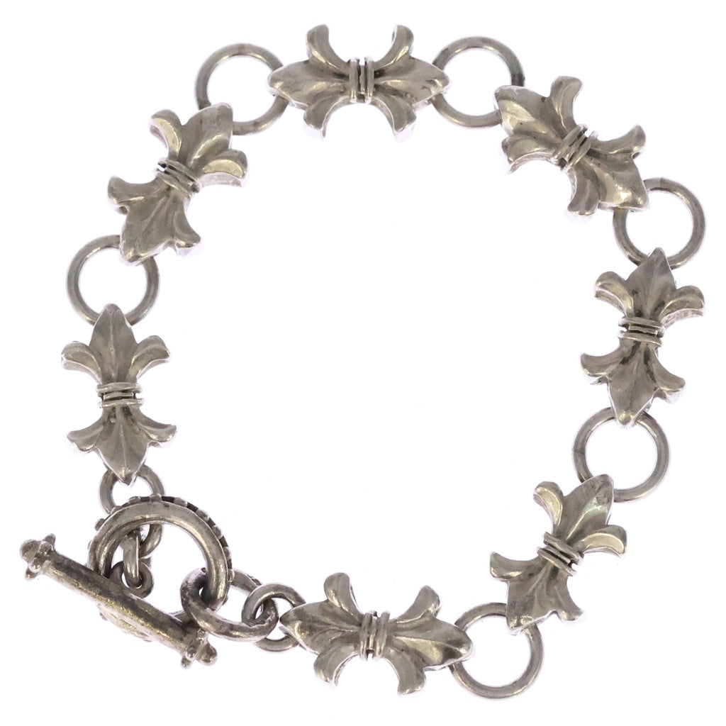 ROYAL ORDER(ロイヤルオーダー) Lily Design Bracelet ユリモチーフデザインブレスレット シルバー