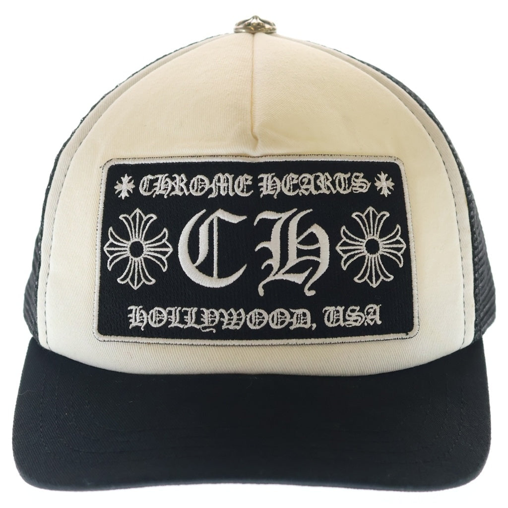 CHROME HEARTS(クロムハーツ) TRUCKER CAP トラッカーキャップ CHパッチクロスボール付メッシュキャップ ブラック