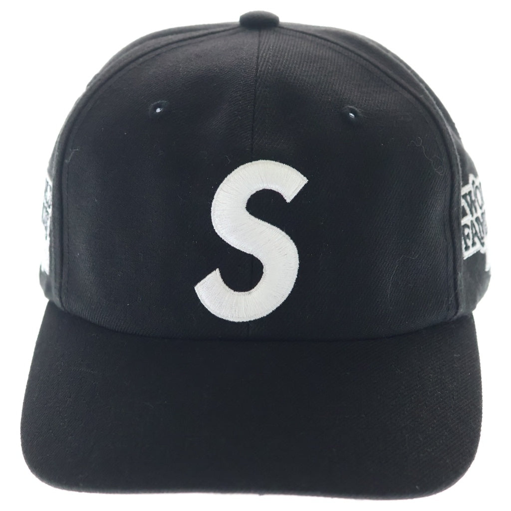 SUPREME(シュプリーム) 25SS World Famous S Logo 6Panel ワールド フェイマス エス ロゴ 6パネル キャップ 帽子 ブラック