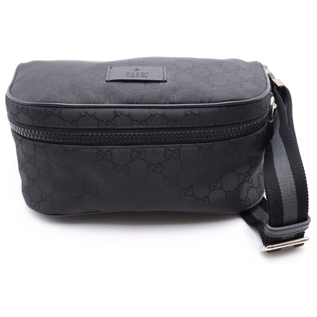 GUCCI(グッチ) GG ウエストバッグ ブラック 449182