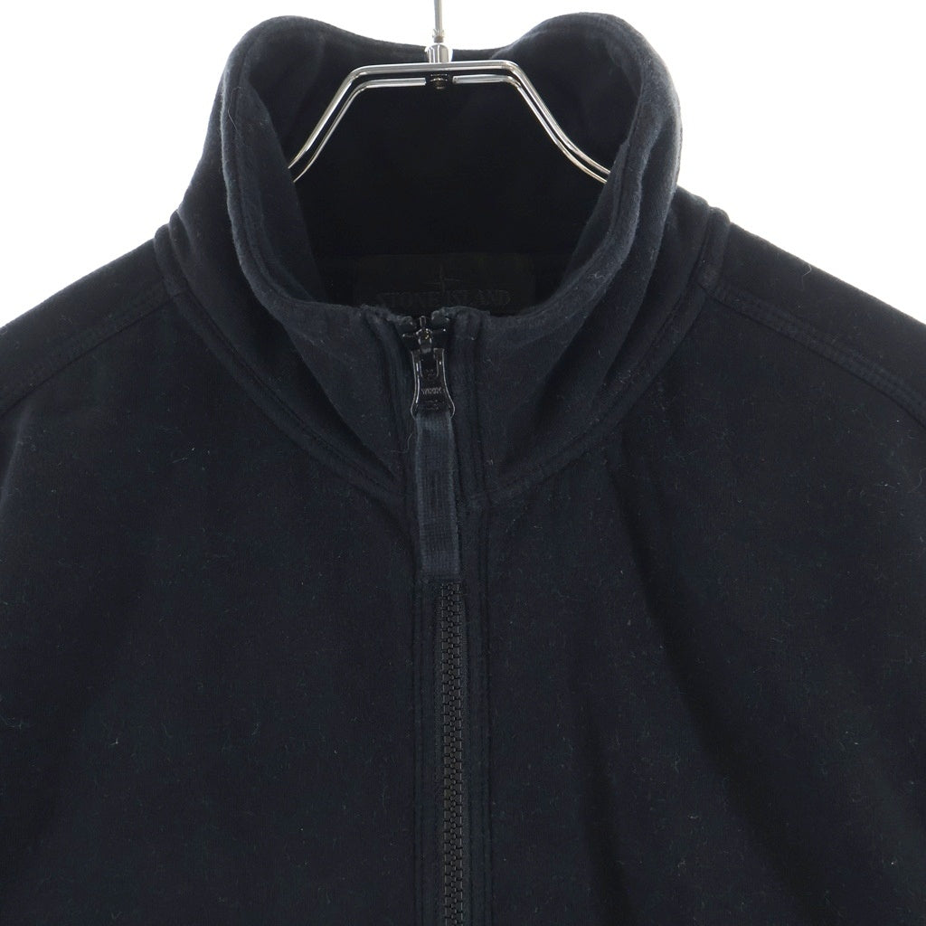 STONE ISLAND(ストーンアイランド) GHOST PIECE ゴーストピース フルジップスウェットジャケット ブラック 8115628F7