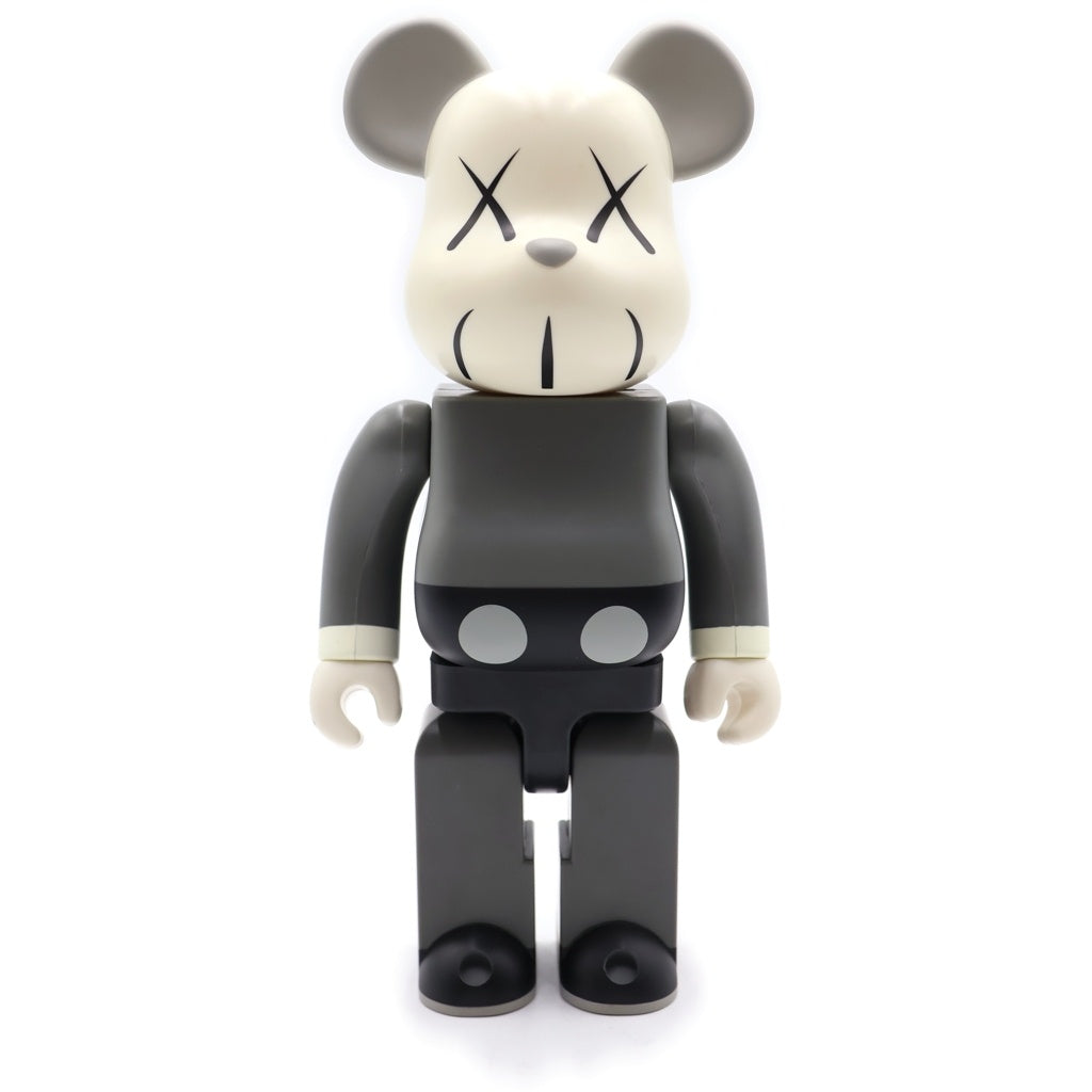 MEDICOM TOY(メディコムトイ) × KAWS BE@RBRICK 400% カウズ ベアブリック 人体模型 フィギュア 人形 グレー