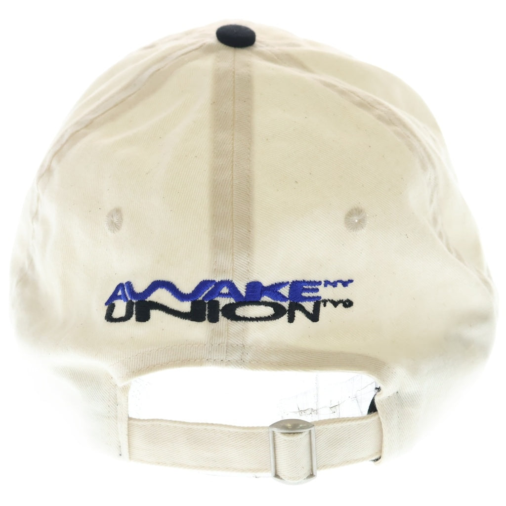 AWAKE(アウェイク) ×UNION TOKYO TYO DAD HAT キャップ 帽子 ホワイト/ブラック