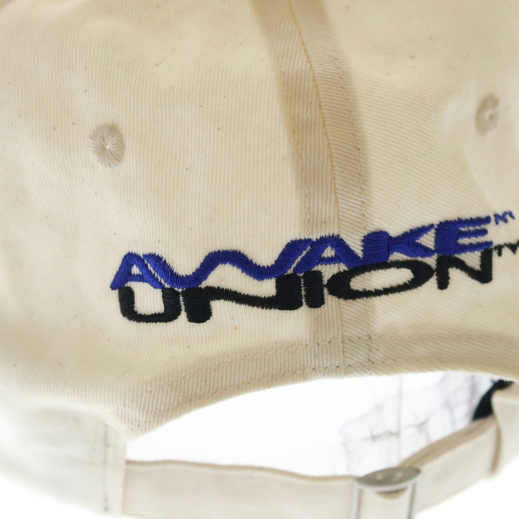 AWAKE(アウェイク) ×UNION TOKYO TYO DAD HAT キャップ 帽子 ホワイト/ブラック