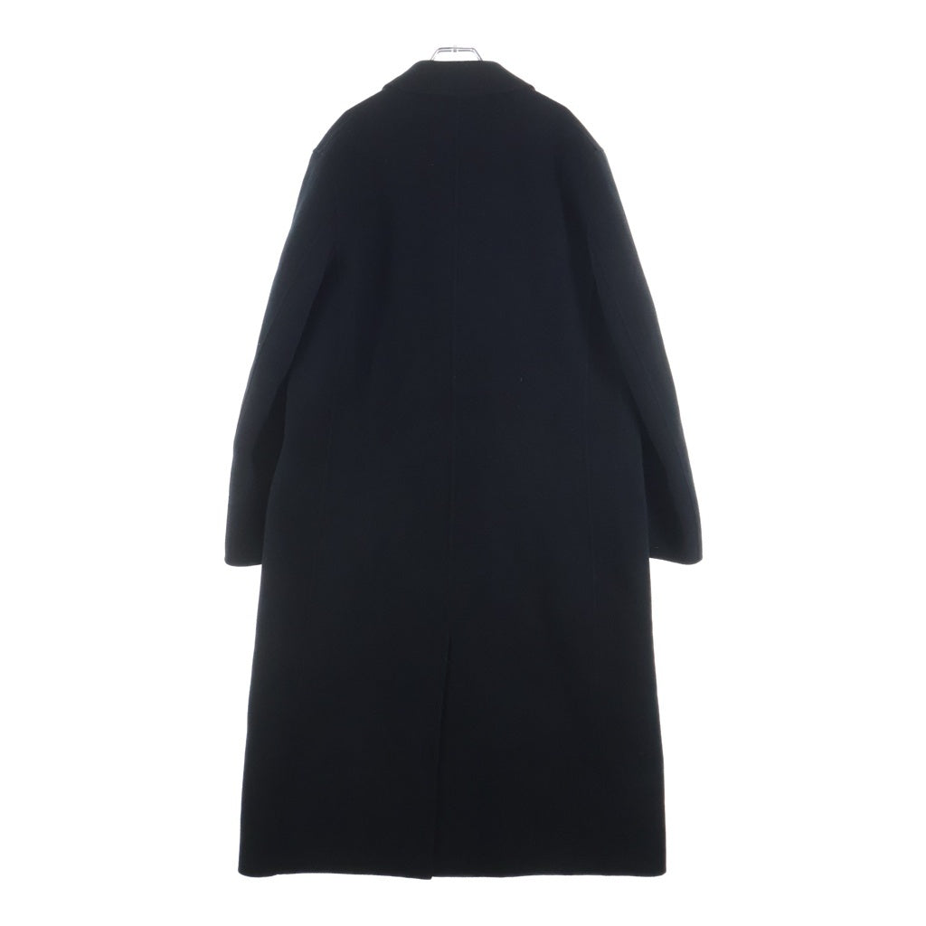 Acne Studios(アクネ ストゥディオズ) Single-breasted wool coat ウール コート ブラック B90768