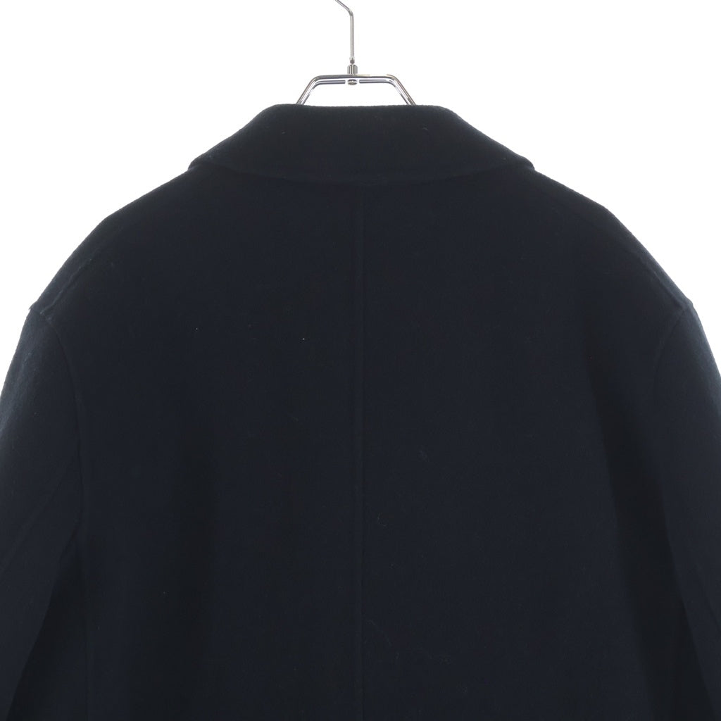 Acne Studios(アクネ ストゥディオズ) Single-breasted wool coat ウール コート ブラック B90768
