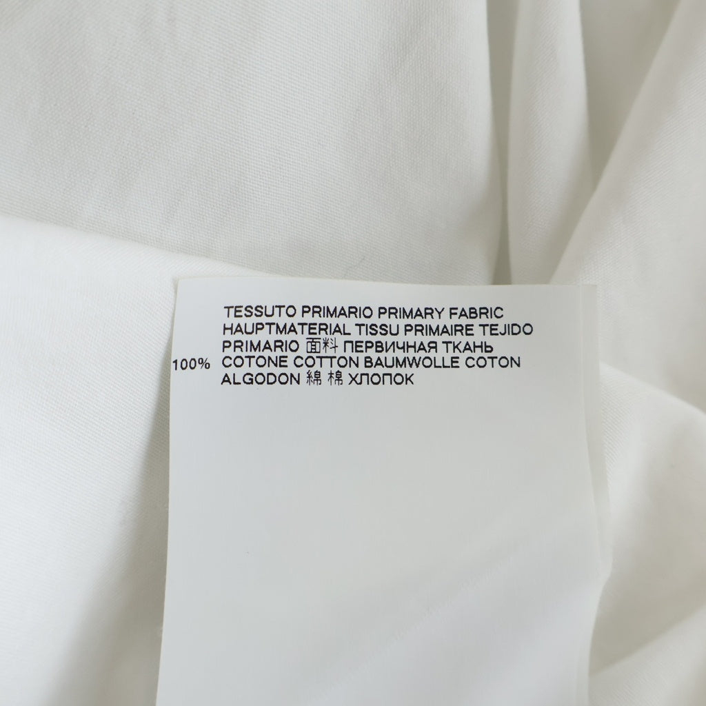 MARNI(マルニ) 19SS コットン ジップアップ ベースボール 半袖シャツ ホワイト CUMU0045X0