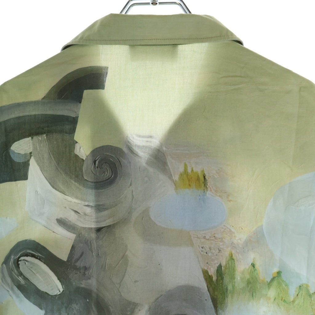 Egon Lab.(エゴンラボ) Egonimati summer shirt エゴニマティ サマー 半袖シャツ グリーン