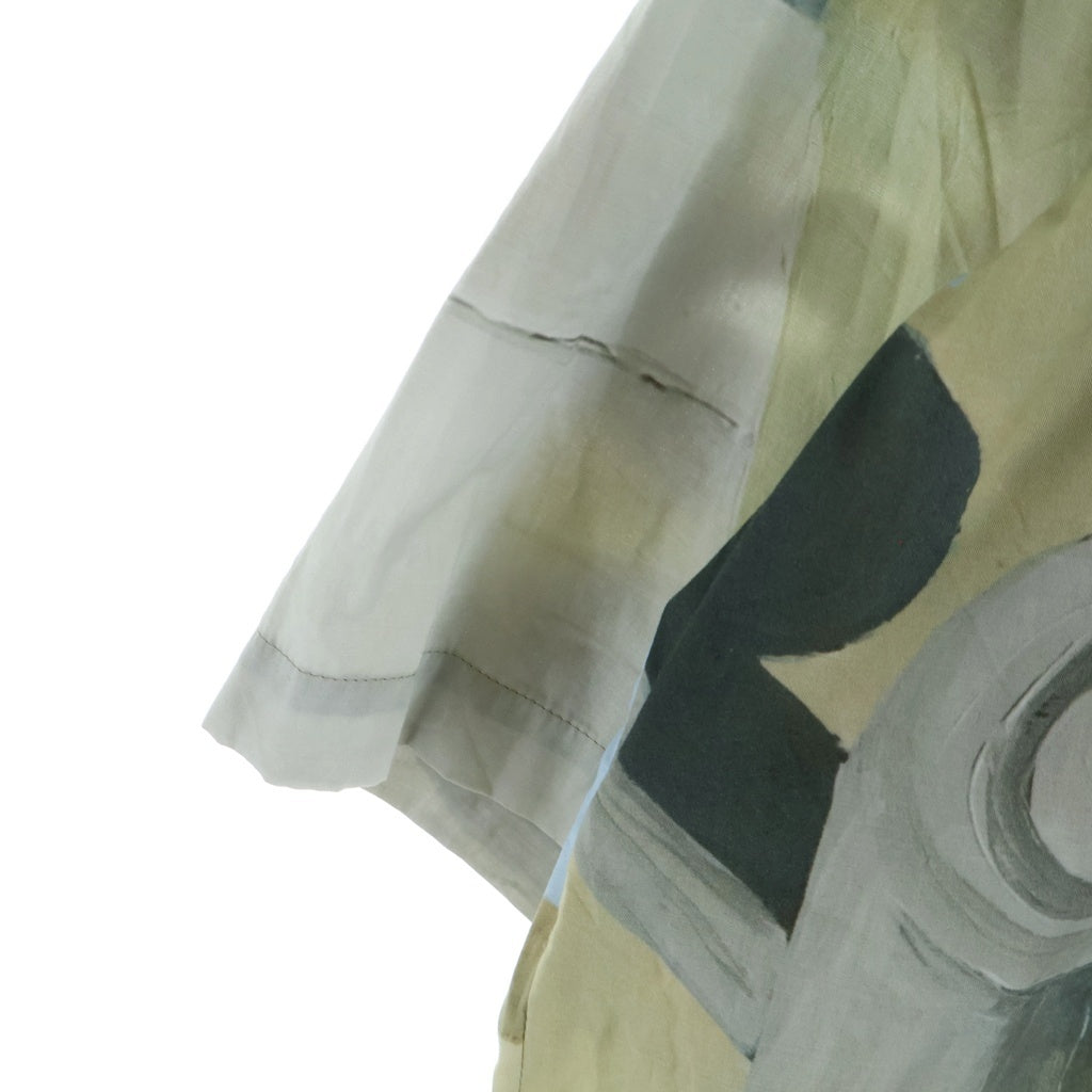 Egon Lab.(エゴンラボ) Egonimati summer shirt エゴニマティ サマー 半袖シャツ グリーン