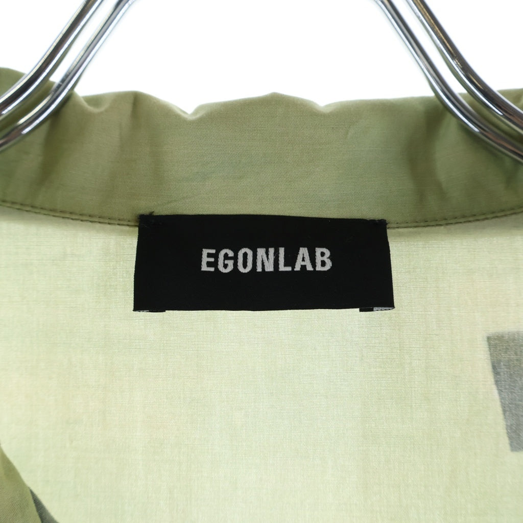 Egon Lab.(エゴンラボ) Egonimati summer shirt エゴニマティ サマー 半袖シャツ グリーン