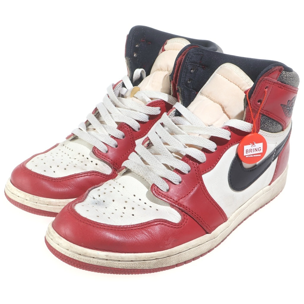 NIKE(ナイキ) AIR JORDAN 1 HIGH OG LOST & FOUND CHICAGO DZ5485-612 エアジョーダン1 ロスト&ファウンド ハイカットスニーカー US10/28cm ブラック/ホワイト/レッド