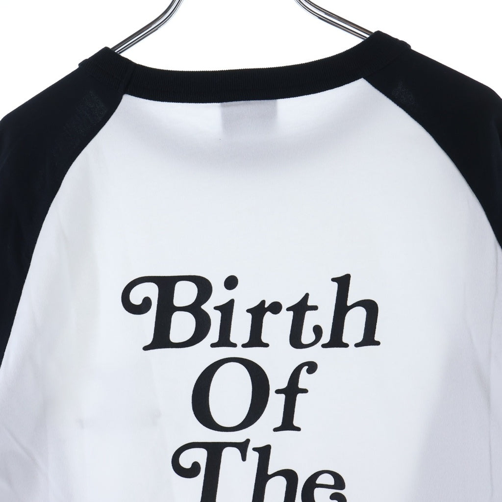 BoTT(ボット) ×Verdy ヴェルディ ラグラン 長袖 カットソー ロングスリーブTシャツ ブラック/ホワイト 254BoTT02
