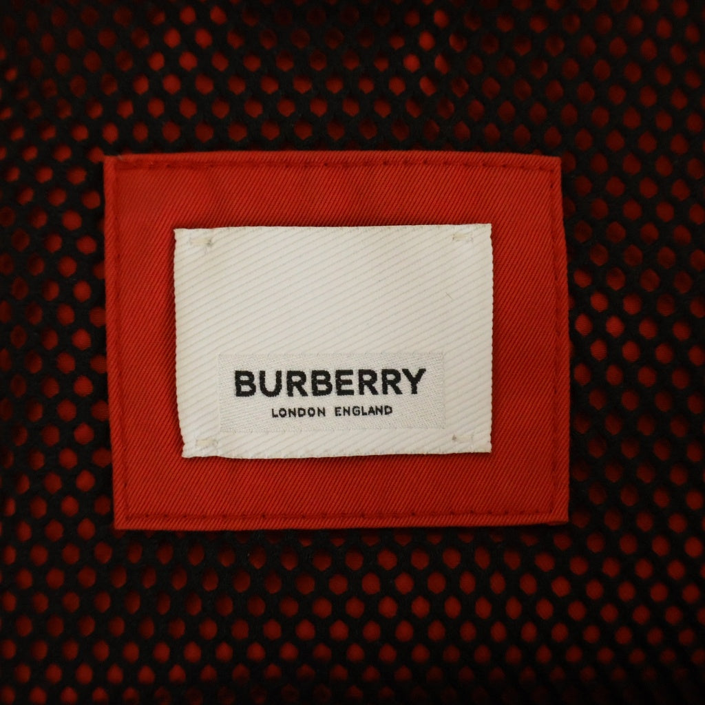 BURBERRY(バーバリー) Logo Twill Hooded Jacket ロゴツイル ジップアップ フーデッドジャケット レッド 8014064