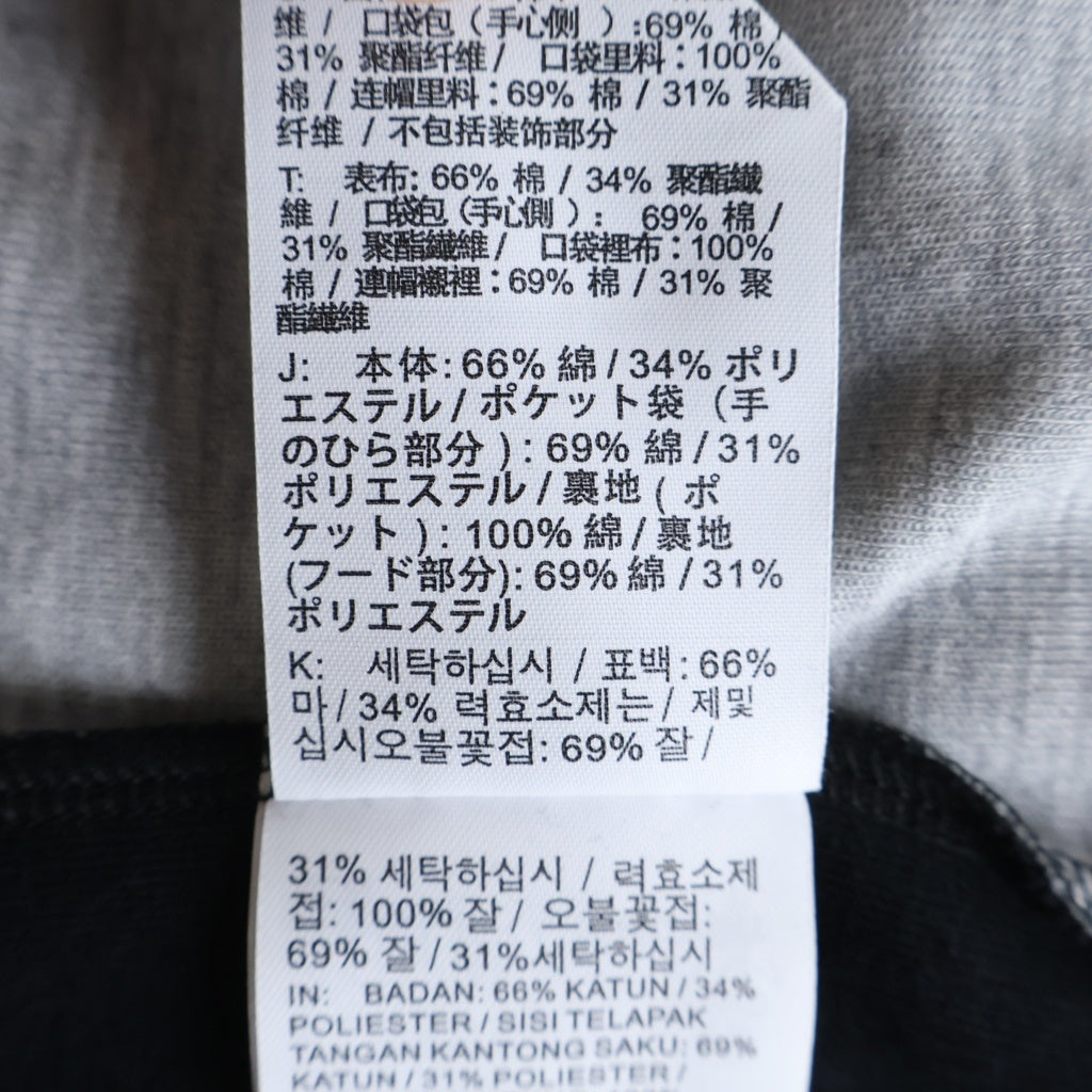 NIKE(ナイキ) Tech Fleece テックフリース ジップアップフーディー グレー/ブラック CU4490-016