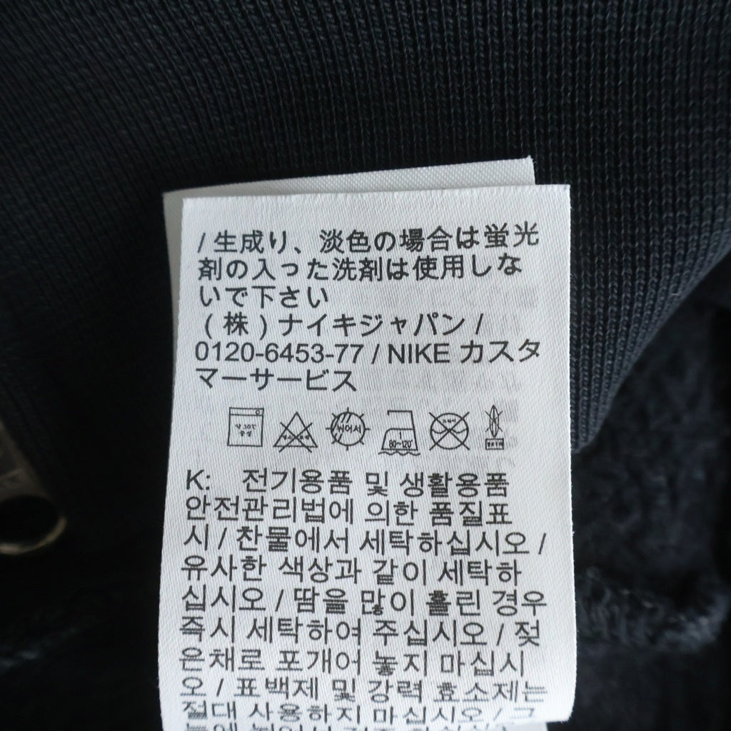SUPREME(シュプリーム) 25SS ×NIKE Zip Up Hooded Sweatshirt ロゴデザイン ジップアップ フーデッド スウェット パーカー ブラック HF9633-010