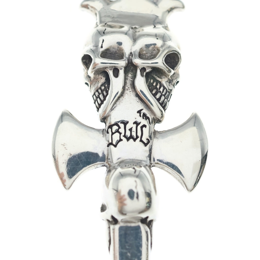 Bill Wall Leather/BWL(ビルウォールレザー) Triple Vintage Skull dagger トリプルビンテージスカルダガーペンダント シルバー