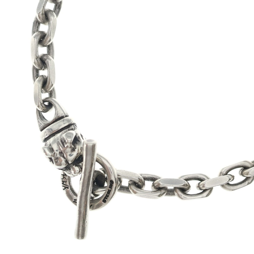 Bill Wall Leather/BWL(ビルウォールレザー) Square Chain with Small Dog Head Necklace スクエア チェーン スモール ドッグヘッド ネックレス シルバー