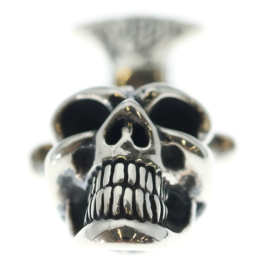 Bill Wall Leather/BWL(ビルウォールレザー) CROWN SKULL クラウン スカル ネックレストップ ペンダント シルバー レディース
