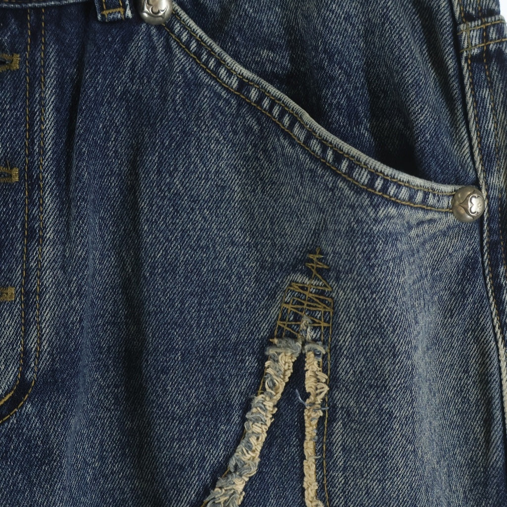 THUG CLUB(サグクラブ) TRIBAL DENIM PANTS トライバル デニムパンツ インディゴ TC23PT0701