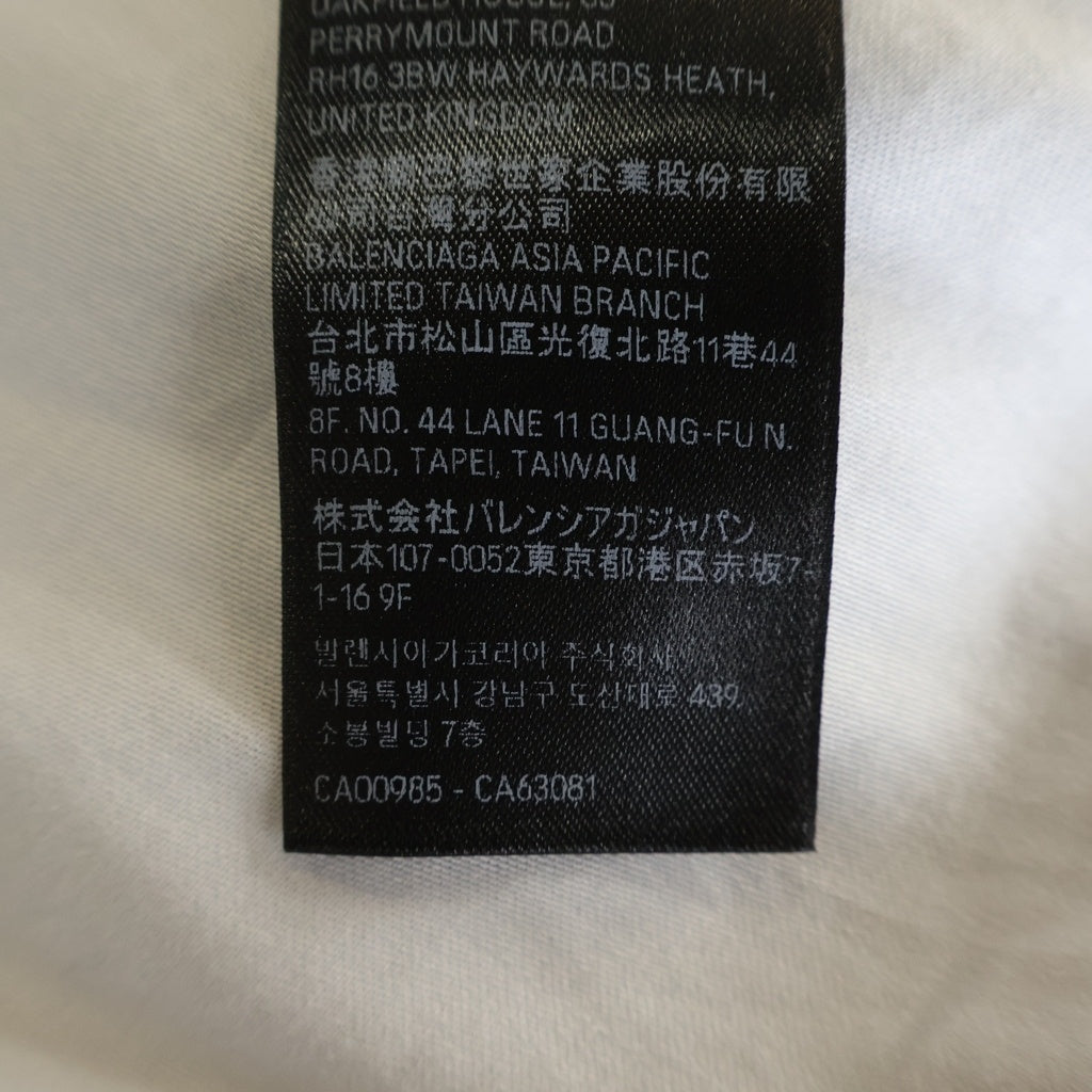 BALENCIAGA(バレンシアガ) Racer Jacket レーシング ロゴデザイン ジップアップ デニムジャケット インディゴ 790482 TNW65