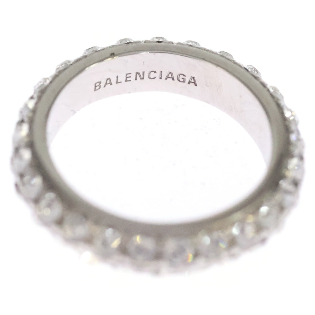 BALENCIAGA(バレンシアガ) 25SSMini Evening セット リング リサイクルブラス ジルコニア グラス リング 三本セット シルバー/ゴールド