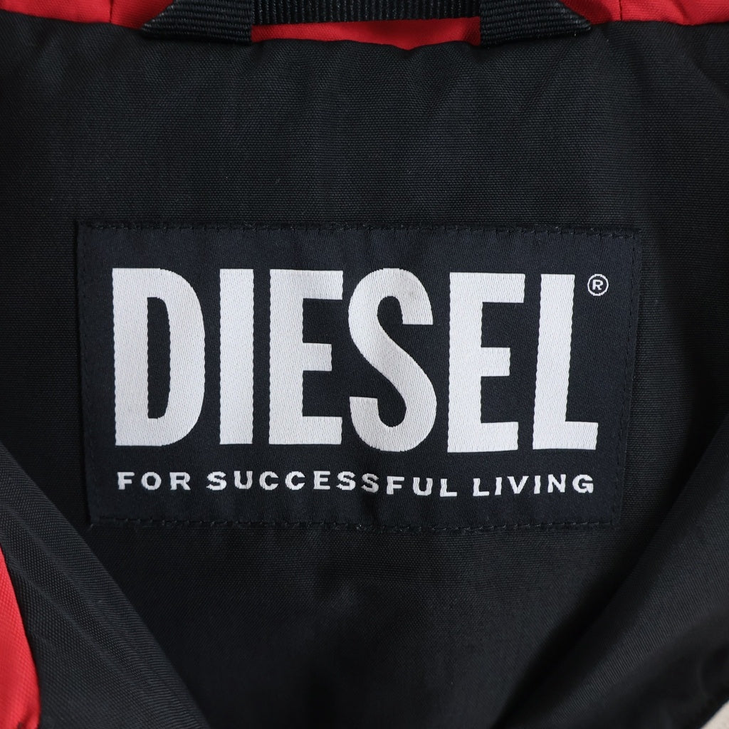 DIESEL(ディーゼル) J-JASON JACKKET フーデット ジップアップ ジャケット レッド/ブラック/アイボリー