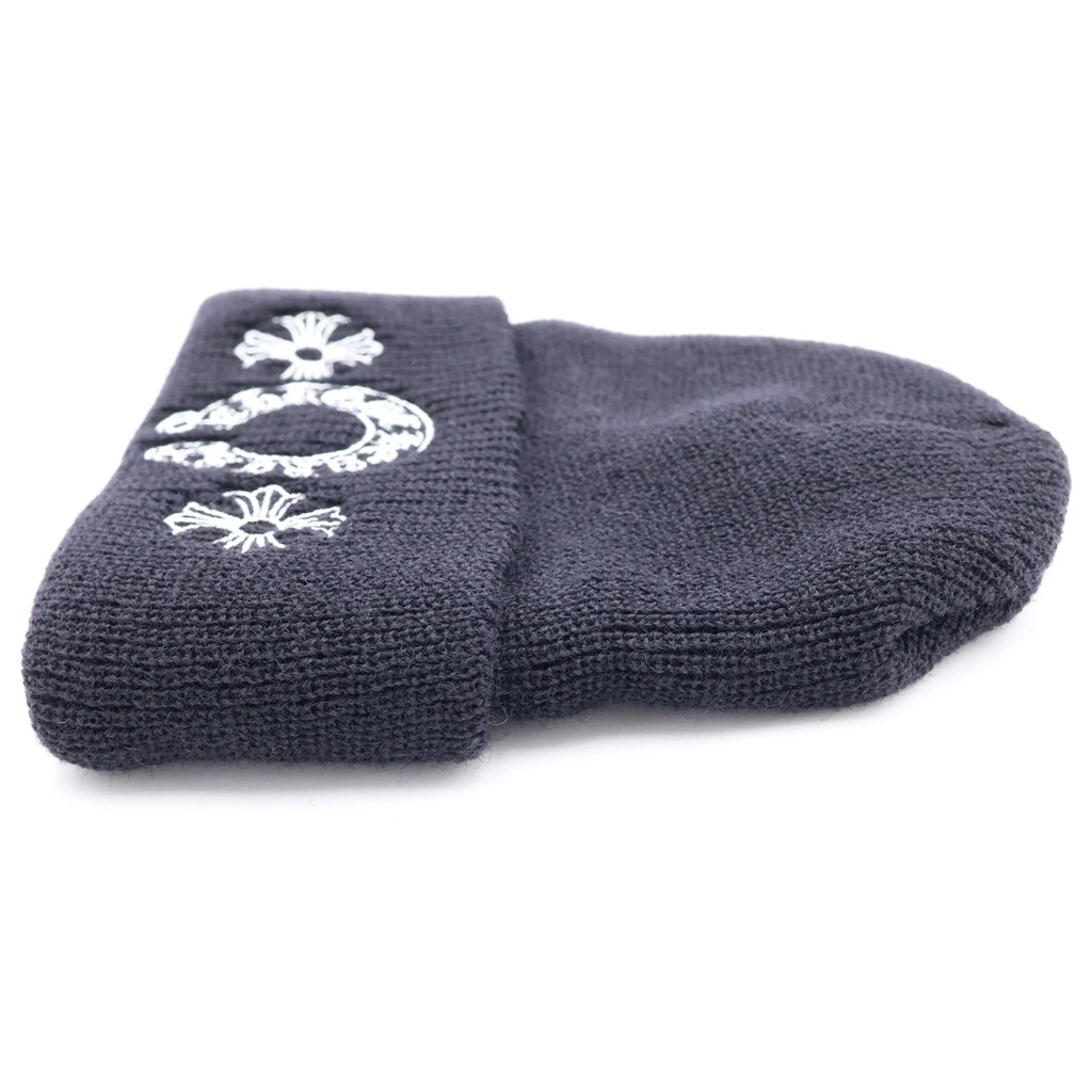 CHROME HEARTS(クロムハーツ) WOOL WATCH CAP CHプラス ホースシューニットキャップ ビーニー帽子 ブラック