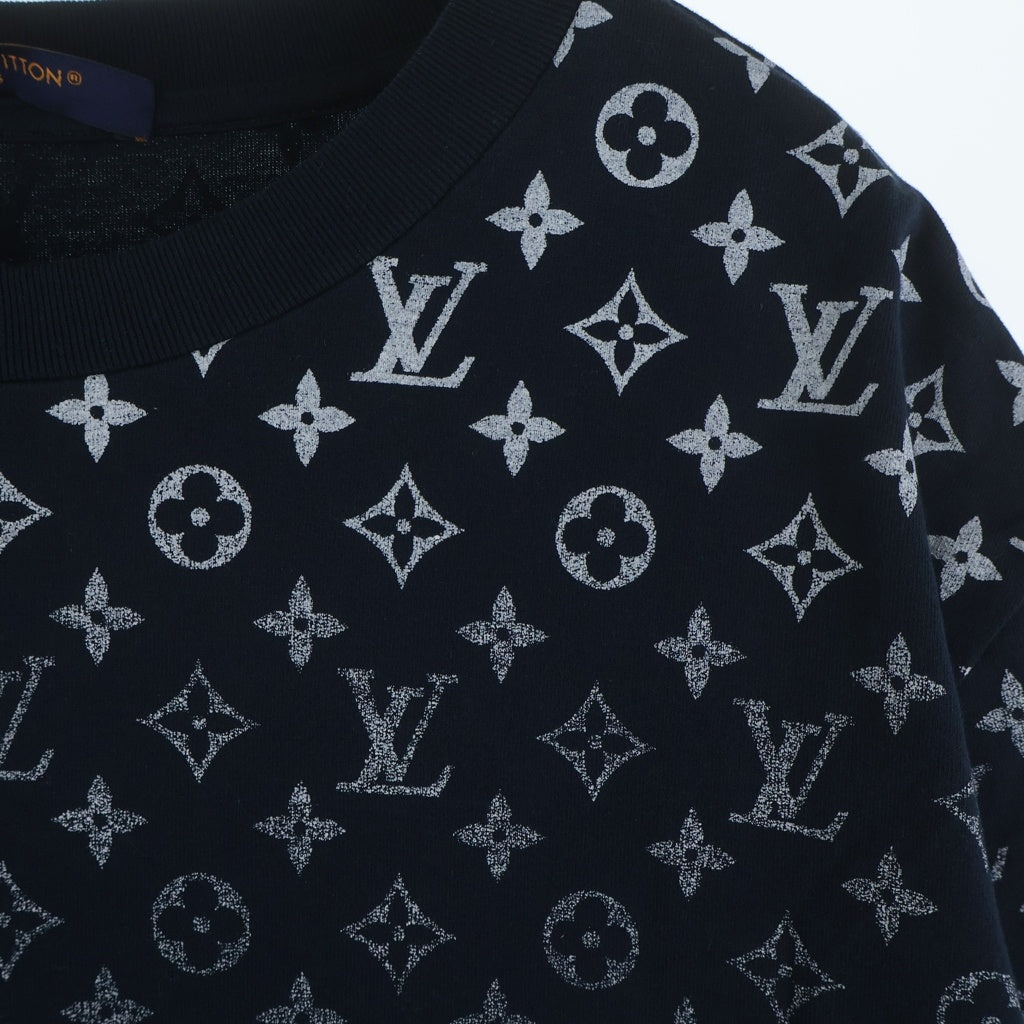 LOUIS VUITTON(ルイヴィトン) 24AW モノグラム グラディエント 半袖カットソー Tシャツ ネイビー RM242MQ FSB HQY42W