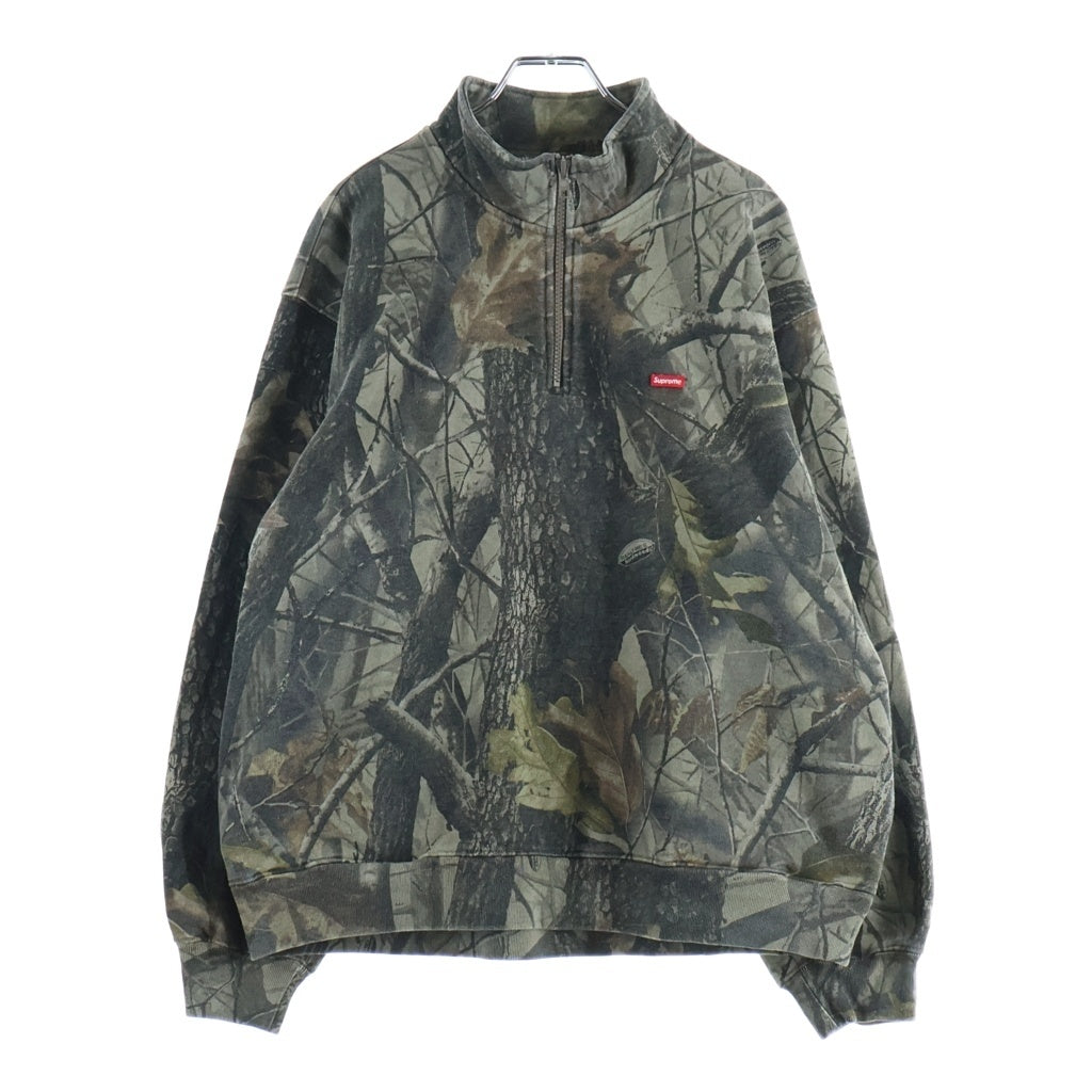 SUPREME(シュプリーム) 25SS Small Box Half Zip Pullover Realtree Hardwoods Camo ハーフジップ クルーネック スウェットシャツ カーキ