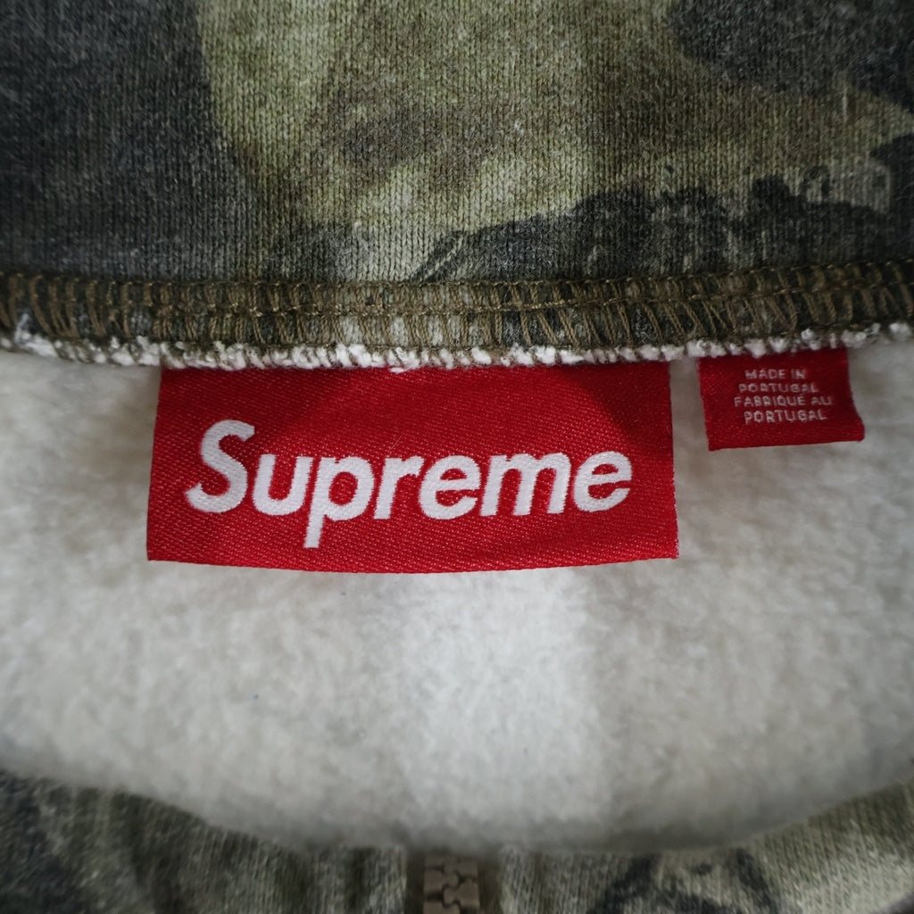 SUPREME(シュプリーム) 25SS Small Box Half Zip Pullover Realtree Hardwoods Camo ハーフジップ クルーネック スウェットシャツ カーキ
