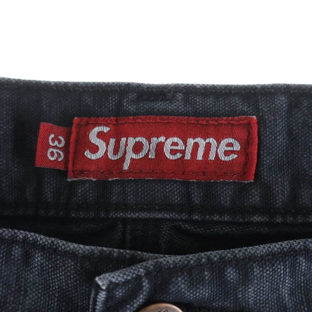 SUPREME(シュプリーム) Double Knee Denim Painter Jean ダブルニー デニム ペインターパンツ ブラック