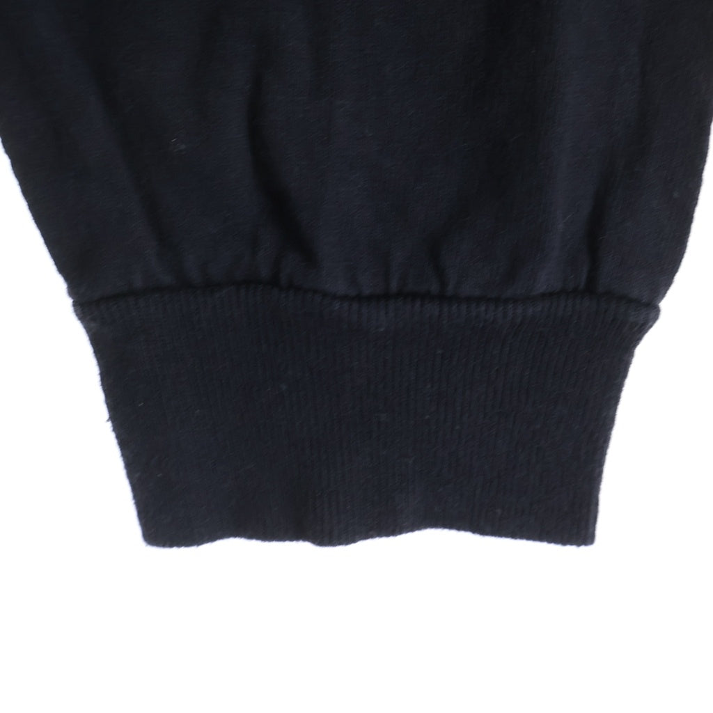 CHROME HEARTS(クロムハーツ) OLD CH L S 1 スクロールラベルプリントロングスリーブTシャツ クルーネック長袖Tシャツ カットソー ブラック